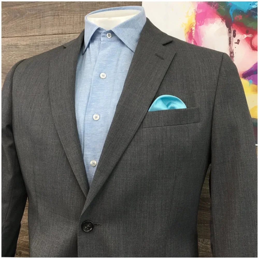 Stafford Mens Blazer Sport Coat Casual Button Jacket Size 42R Wool Classic Suits
